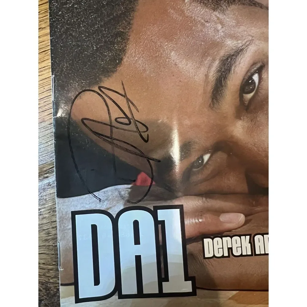 SIGNED DEREK ANDERSON 2003‎ Trailblazers PROGRAM In-Person Blazers Autograph